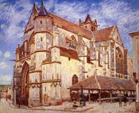 Sisley, Alfred - The Church at Moret, Afternoon